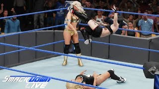 WWE 2K18 SMACKDOWN LIVE MANDY ROSE VS CARMELLA VS RUBY RIOTT