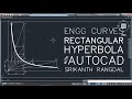 Drawing Rectangular Hyperbola in AutoCAD | Engineering Graphics Lab