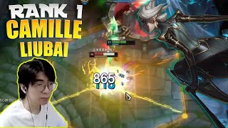 🔴 LiuBai Camille vs Fiora - Rank 1 Camille LiuBai Stream