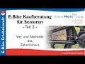 E-Bikes für Senioren | Kaufberatung Teil 2: Vor- / Nachteile: Zahnriemen / Kette | Erhard Mott Lauda