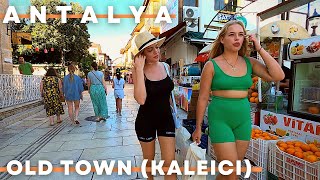 Antalya 2022 Walking Tour In Old Town Kaleiçi | 4K UHD 60FPS | Antalya City Center