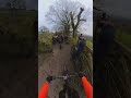 flat out trail exit almost ended badly 🚀🥴 mtb trail fail