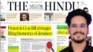 29 March 2022 | The Hindu newspaper today| Hindu Full Newspaper analysis|Editorial analysis| UPSC