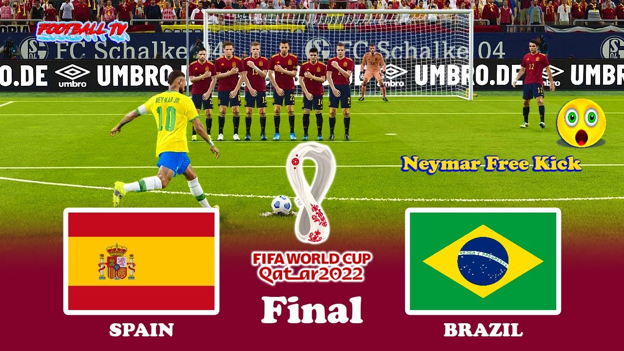 Spain Vs Brazil Final - FIFA World Cup 2022 - Crazy Match All Goals ...