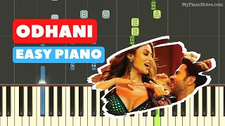 Odhani Piano Notes & Tutorial | Chords | Learn Bollywood Songs on Piano