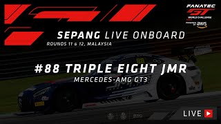 LIVE | Onboard #88 | Race 1 | Sepang | Fanatec GT World Challenge Asia 2023