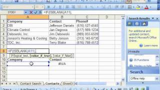 Excel 2003 Tutorial Logical Functions Microsoft Training Lesson 30.3