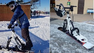 JE TEST LE SNOW SCOOT ( j'aurais pas dû )