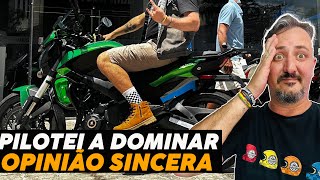 Pilotei a Bajaj DOMINAR 400: Opinião Sincera!!!