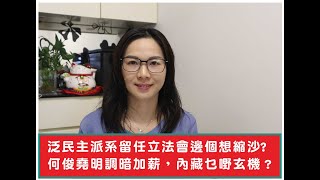 吳婉秋--婉秋話你知 泛民主派系留任立法會邊個想縮紗?何俊堯法官系未明調暗加薪，內藏乜嘢玄機？