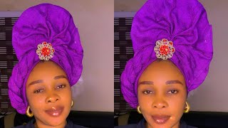 How to tie one side twisted gele