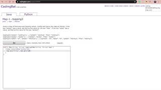 Map-1 (topping3) Java Tutorial || Codingbat.com