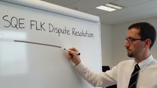 SQE FLK1 Dispute Resolution