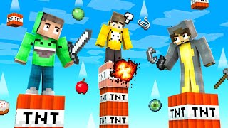 EXTREME Minecraft TNT Tower Battle!