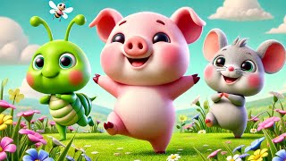 Chú Chuột Nhắt 🐭 Con Heo Đất 🐷 Con Cào Cào ️- Nhạc Thiếu Nhi 4K, Hoạt Hình Thiếu Nhi Vui Nhộn Cho Bé