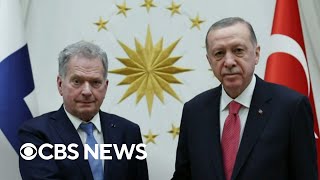 Turkey's president backs Finland's bid to join NATO