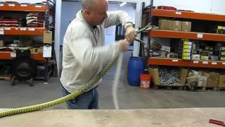 How to install Hose Wrap over a Whip Stop