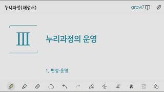 해설서 강독_총론_3.누리과정의 운영