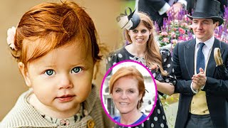 💚🌷 Princess Beatrice's baby girls has 𝙃𝙖𝙨 𝙍𝙚𝙙 𝙃𝙖𝙞𝙧 𝙅𝙪𝙨𝙩 𝙇𝙞𝙠𝙚 grandmother Fergie is 'smitten'