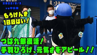 つば九郎　手羽広げ『げんきに かえってきたよ』2022/8/3 vs中日