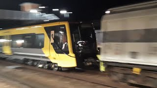 GBRf/Thank You NHS 66731 'Captain Tom Moore' hauls New Merseyrail 777002 through Paddock Wood 5/5/21