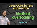 Polymorphism in Test Automation  Part 1 || Method Overloading