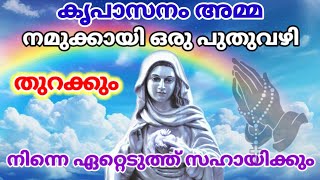 കൃപാസനം അമ്മ നമുക്കായി ഒരു പുതുവഴി തുറക്കും,നിന്നെ ഏറ്റെടുത്ത് സഹായിക്കും #malayalam #kreupasanam ❤❤