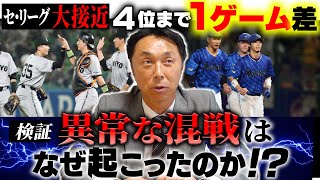 【驚愕】4位までゲーム差1!! 誰も予期しなかった大混戦の原因を宮本慎也が追求!! 抜け出すためには今こそ●●が必要!!