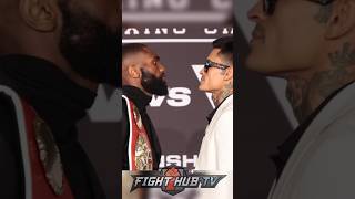 JARON ‘BOOTS’ ENNIS STARES DOWN ROIMAN VILLA IN FIRST FACE OFF AT PRESS CONFERENCE!