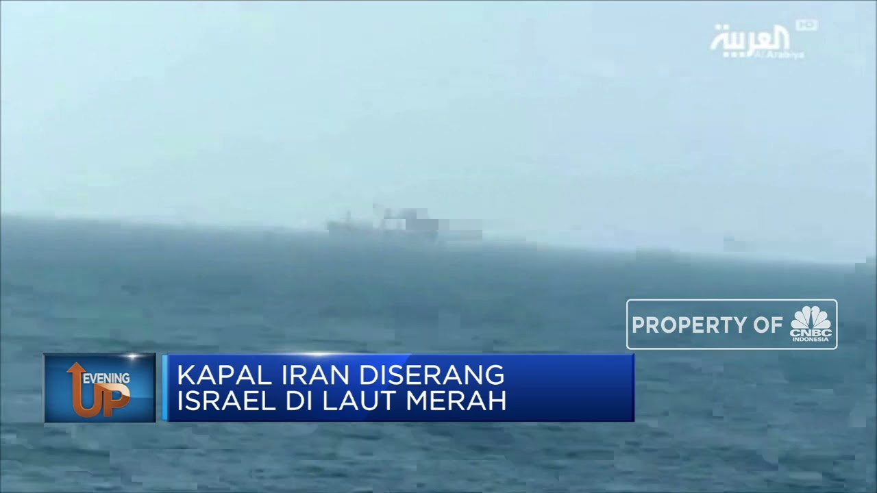 Kapal Iran Diserang Israel Di Laut Merah - YouTube