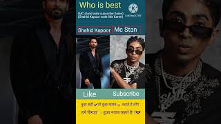 Mc Stan vs Shahid Kapoor (localshorts242m) @MCStanOfficial #mcstan #youtub #shorts