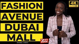 [4K] Fashion Avenue Dubai Mall | Complete Walking Tour