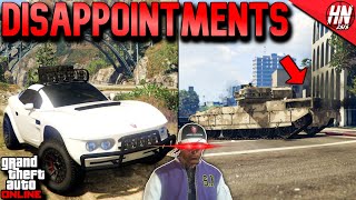 Top 10 Most DISAPPOINTING Vehicles In GTA Online!
