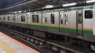 E233系3000番台コツE-17編成横浜駅発車