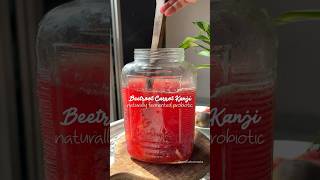 BEETROOT CARROT KANJI | NATURAL PROBIOTIC DRINK MADE AT HOME | #kanji #guthealth #probioticdrink