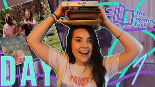 THE READING RUSH READING VLOG: DAY 1! ✨ book haul, ice cream and growing antlers!