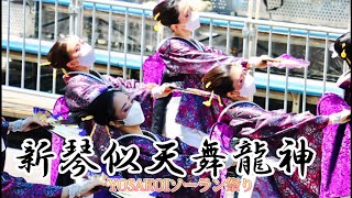 【4K】新琴似天舞龍神 ★YOSAKOIソーラン祭り2022/大通北パレード会場/2022.06.12/OLYMPUS