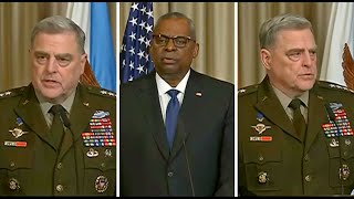 Secretary of Defense Lloyd J. Austin III, Milley Hold Live Briefing on Ukraine Defense