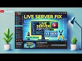 Fix Live Server Not Working in VS Code – Port 5500 & Auto-Refresh Issues Solved !