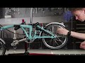 brompton bike checks for a dragging feeling