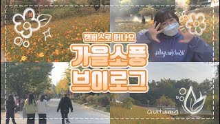 [Vlog]캠퍼스로 떠나요 가을소풍🍂 | 가을 캠퍼스 브이로그🍁 | 캠퍼스투어 | 대학생브이로그 | 서울시립대 나들이