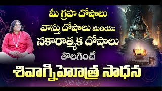 Shivagnihotra | నకారాత్మక దోషాలు తొలగించే శివాగ్నిహోత్ర సాధన | #shivagnihotra  #shivarajayogi