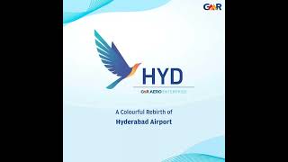 The unveiling of the new brand identity for GMR Hyderabad International Airport