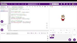 Tuple Sorting | Python Editor | PictoBlox
