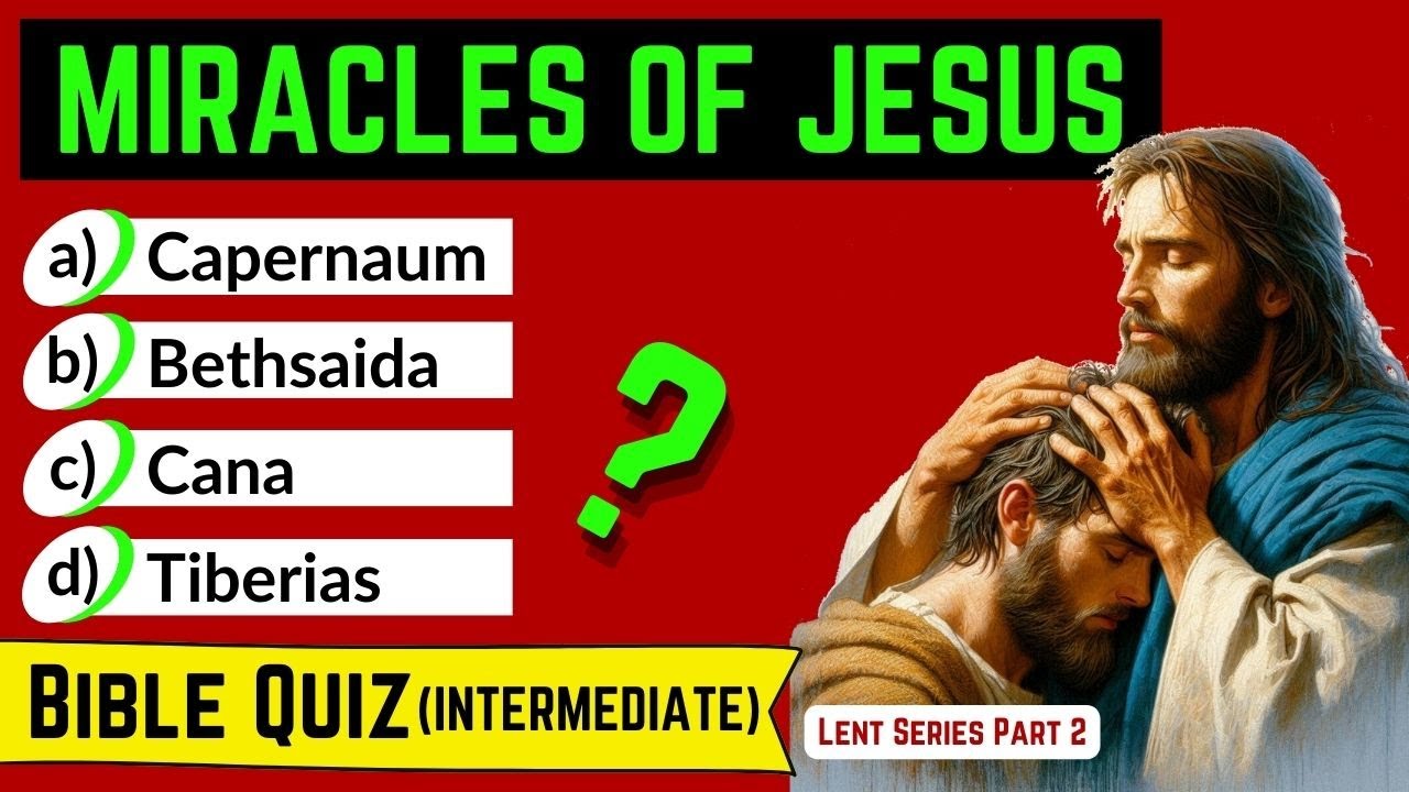 JESUS Bible Quizzes | Miracles Of Jesus | Can You Get 20/20?! - YouTube