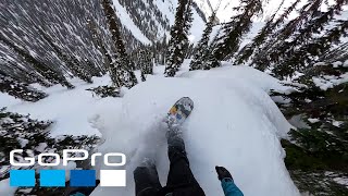 GoPro: Travis Rice's Revelstoke Pillow Line | Natural Selection Tour Snowboarding POV
