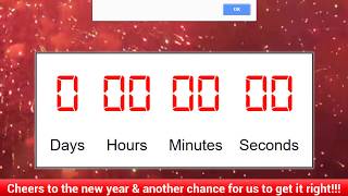 Happy New Year!! [2018] | CountDown Timer using JavaScript | Coding Clock for New Year