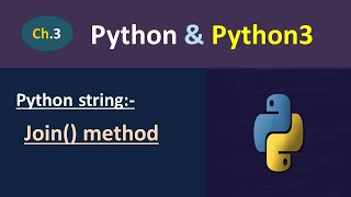 Python Tutorial in Hindi | Join Method in Python | String in Python | Split & Join in Python