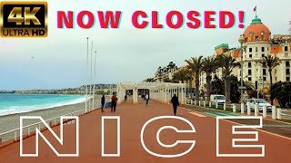 4k Walking around Nice | Before Lockdown 😱 Promenade des Anglais | France Riviera Walking Tour