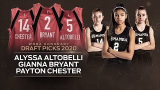 Gianna Bryant, Alyssa Altobelli and Payton Chester named honorary WNBA draft picks | ESPN